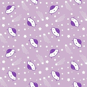 Vintage Flying Saucer Purple - Small