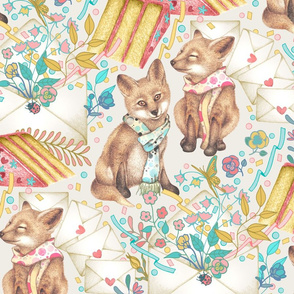 Red Fox Kits Spring Garden Party - big