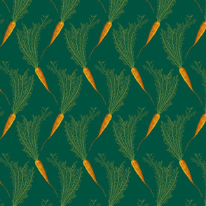 Carrots - dark green - medium