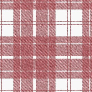 Red and White Plaid