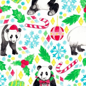  Deck The Halls With Pandas - Large