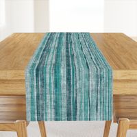 Textured Stripes in Teal Green and Grey - large