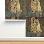 Gustav Klimt's The Kiss 1908