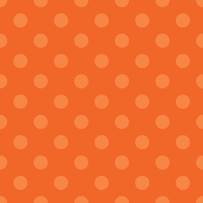 Polka Dots dark orange/light 