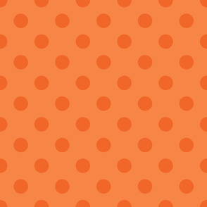 Polka Dots light orange/da