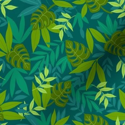 Tropical leaves