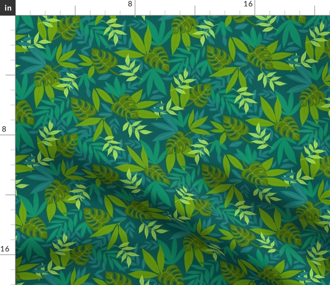 Tropical leaves