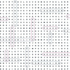 Words for a Better World Medium- Word Search