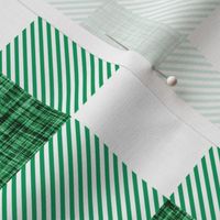 2" jade linen buffalo check