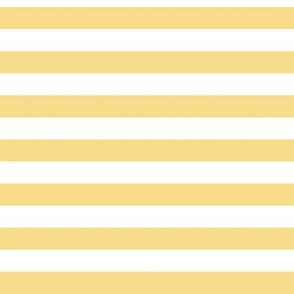 Mellow Yellow Awning Stripe Pattern with Light Horizonal Stripes