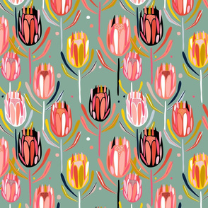 Protea abstract 3