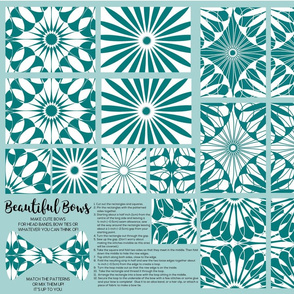 beautiful bows - circle study tile collection