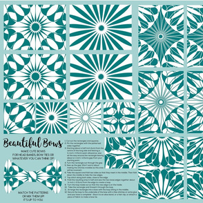 beautiful bows - spanish tiles