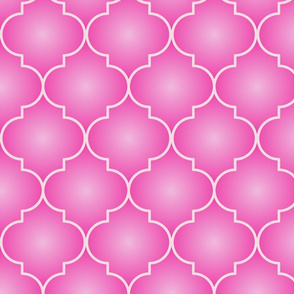 Pink Ogee Pattern