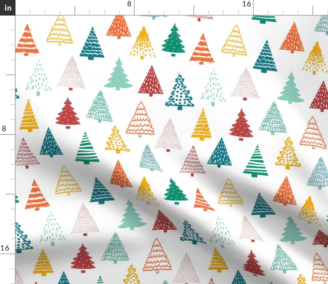 Doodle Christmas Trees