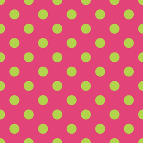 Polka Dots light magenta/light green