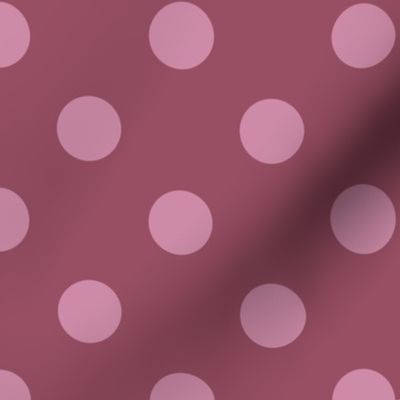 Polka Dots dark mauve/light mauve