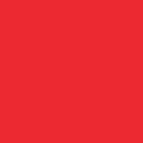 Solid Color Poppy Red