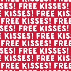 free kisses! - red  - LAD20