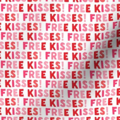 free kisses! - multi red & pink - LAD20