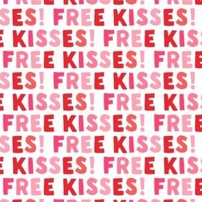 free kisses! - multi red & pink - LAD20