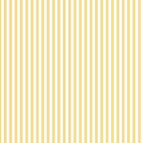 Small Mellow Yellow Bengal Stripe Pattern with Light Vertical Stripes