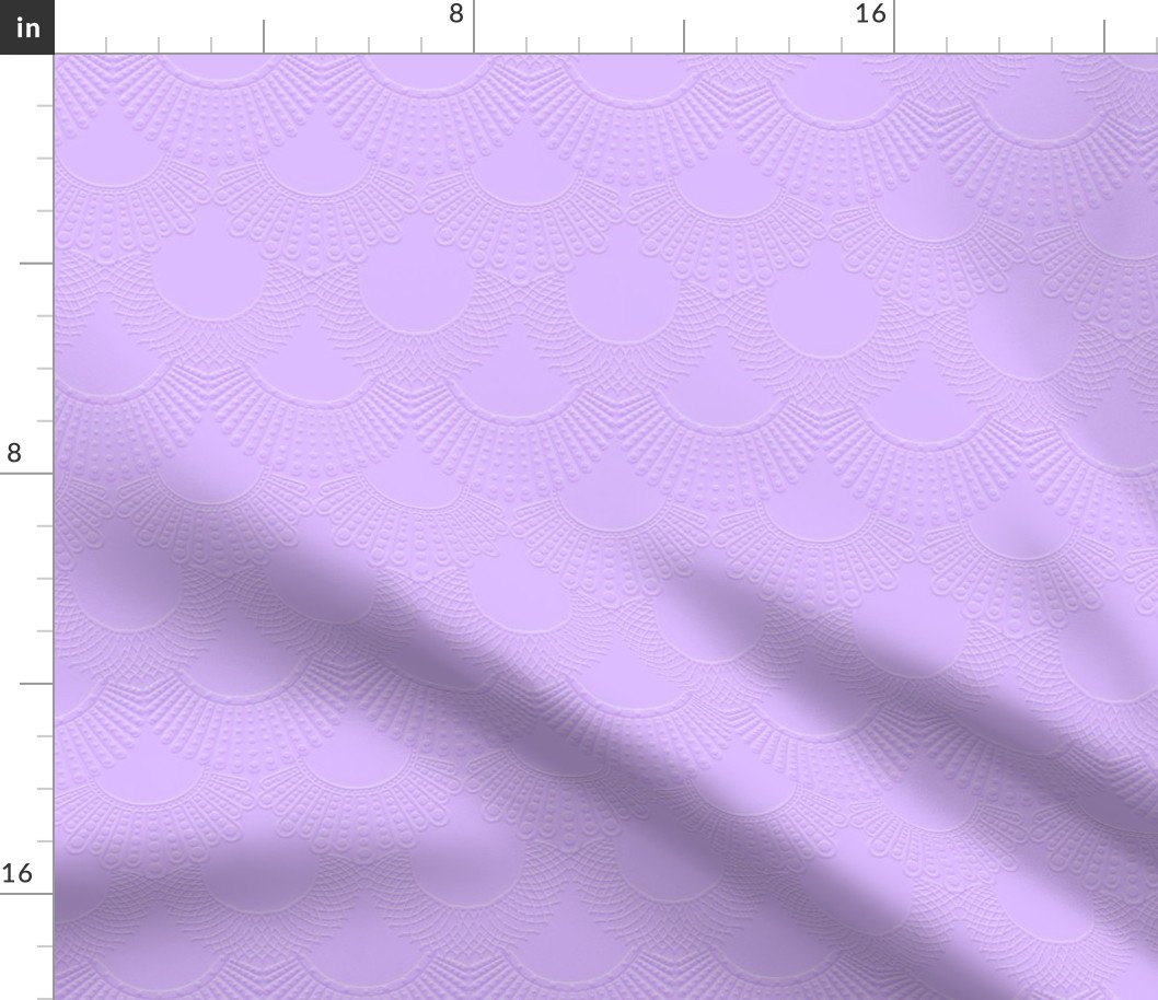 Dissent Deco, 3D Lavender on Lavender 1