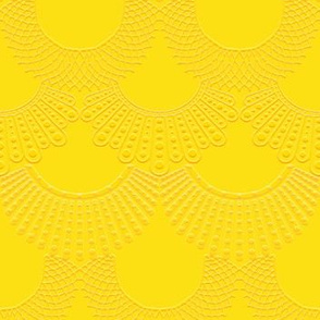 Dissent Deco, 3D Yellow on Yellow 1