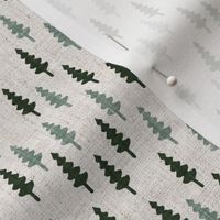 (small scale) pine tress - forest and sage on natural - LAD20