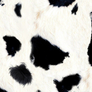 Realistic cow texture,larger print.Animal print