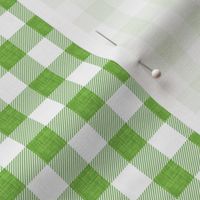 1/2" pear linen buffalo check