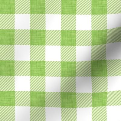 1" lime linen no. 1 buffalo check