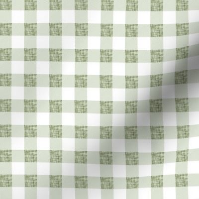 1/2" junglewood linen buffalo check