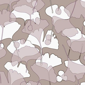Ginkgo Ni (Colors: Poised Taupe, Hazey Dreams, White, + Dark Swiss)