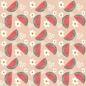 daisies and watermelon