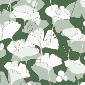 Ginkgo Ni (Colors: Silver Fir, Minty Ice, White, + Deep Forest)