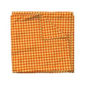 5/8" batik gingham - solar orange