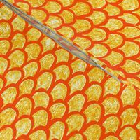 orange, yellow and white dragon scales