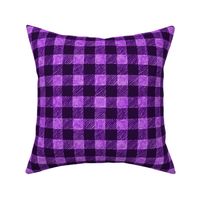 1" batik gingham - purple and lavender
