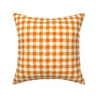 5/8" crayon gingham in solar orange