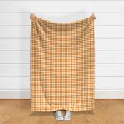 5/8" crayon gingham in solar orange