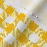 5/8" crayon gingham in yellow