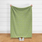 5/8" crayon gingham in  leaf green