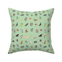 Aussie Motif  Scatter - Spearmint 