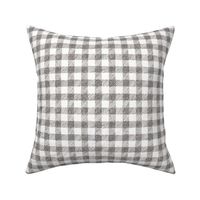 5/8" crayon gingham in  grey
