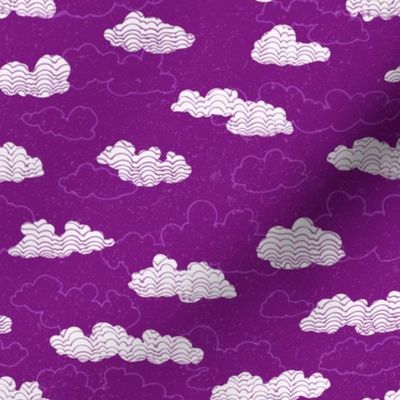 Clouds on a Purple Sky