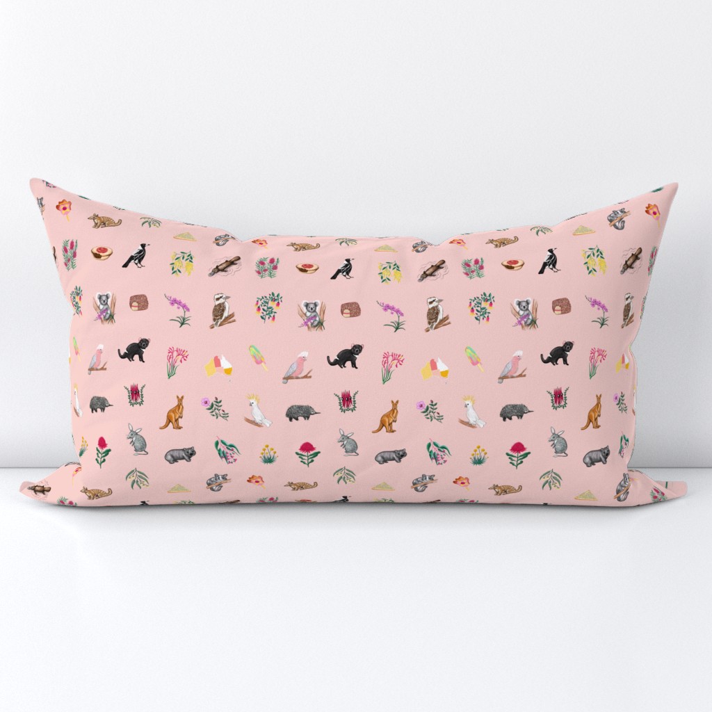 Aussie Motifs - blush pink