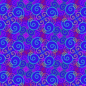 Rainbow Nautilus Spiral