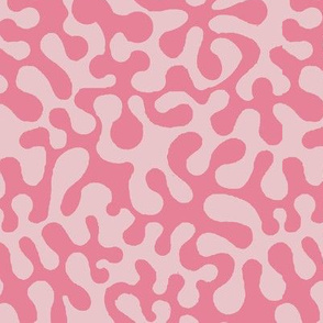 Mattise inspired abstract retro groovy pink abstract // Matisse inspired // Groovy // red // by Magenta Rose Designs-ed-ed-ch-ch