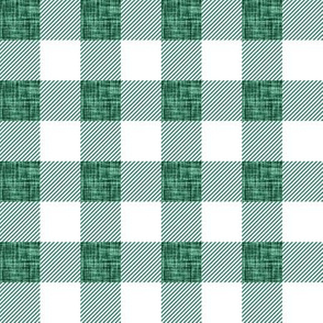 1" blue pine linen buffalo check